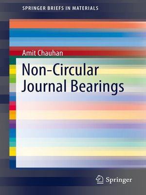 cover image of Non-Circular Journal Bearings